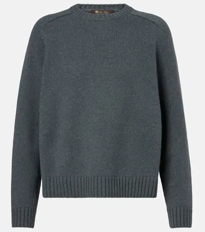 Loro Piana Parksville Cashmere Sweater In Gray