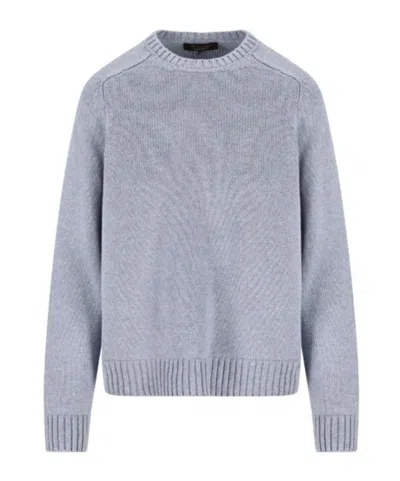 Loro Piana Parksville Crewneck Jumper In Gray