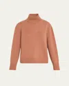 Loro Piana Parksville High-neck Cashmere Sweater In L0bl Sunset Hues Mel