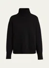 Loro Piana Parksville High-neck Cashmere Sweater In W000 Blue Navy