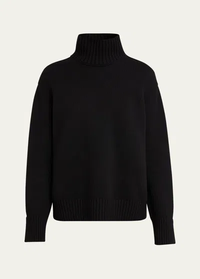 Loro Piana Parksville High-neck Cashmere Sweater In W000 Blue Navy