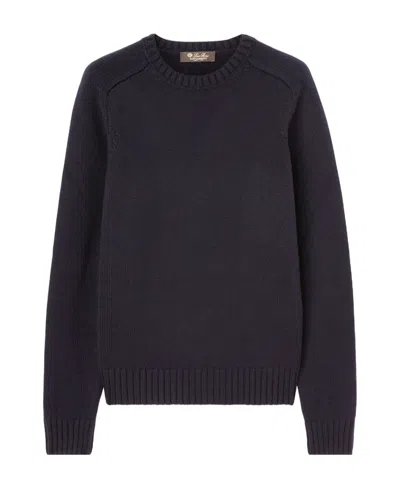 LORO PIANA PARKSVILLE ROUND NECK CASHMERE SWEATER