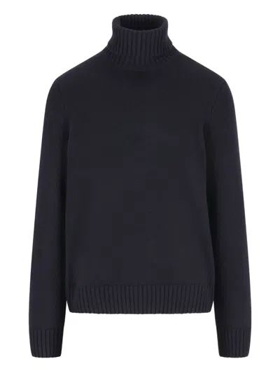 Loro Piana Parksville Turtleneck Cashmere Sweater In Blue