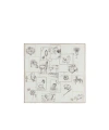 Loro Piana Pattern Scarf In Gray