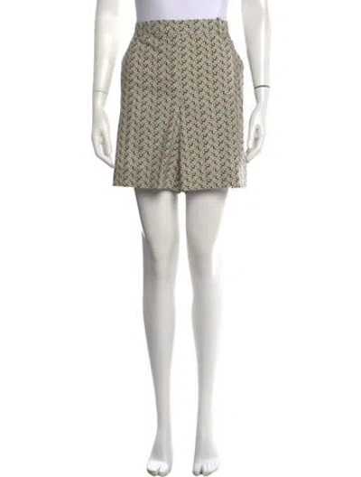 Pre-owned Loro Piana Patterned Mini Shorts