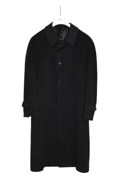 Pre-owned Loro Piana Paul Dierckx Antwerpen X  Virgin Wool Overcoat In Gray