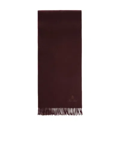 Loro Piana Piccola Unita Logo Cashmere Scarf