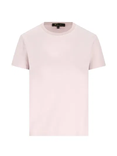 Loro Piana Pink T-shirt In Multi