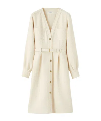 Loro Piana Piper Dress In White