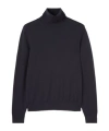 Loro Piana Piuma Turtleneck Sweater In Black