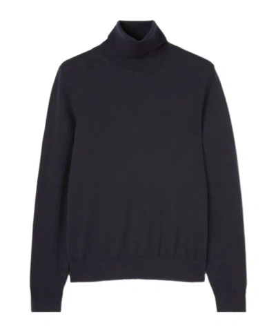 Loro Piana Piuma Turtleneck Sweater In Black