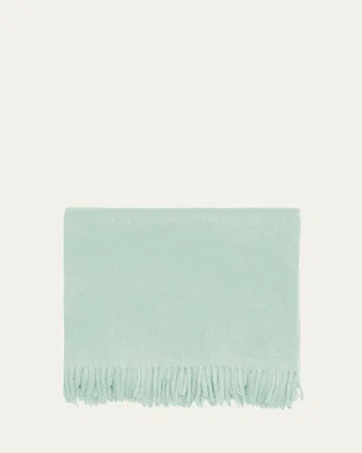 Loro Piana Plaid Lp Unito Throw Blanket In Green