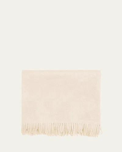 Loro Piana Plaid Lp Unito Throw Blanket In Metallic