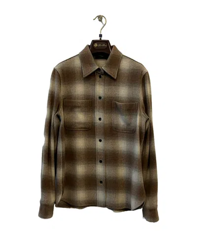 Loro Piana Plaid Shirt In Green