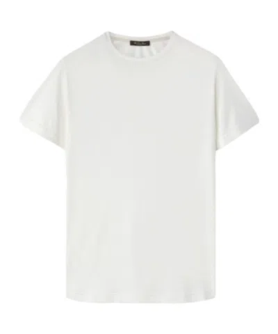 Loro Piana Plain Crew-neck T-shirt In White