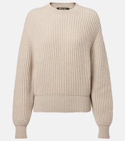 Loro Piana Plane Tree Cashmere Sweater In Neutral