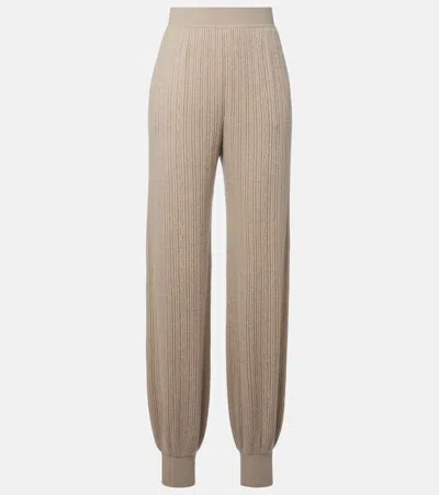 Loro Piana Plane Tree Cashmere Sweatpants In Neutral