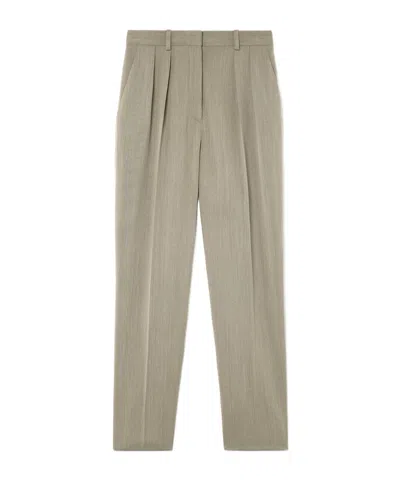 Loro Piana Pleat Detailed Tailored Trousers In Nude