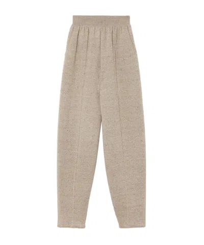 Loro Piana Pleated Trousers In Nude