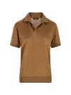 Loro Piana Polo Shirt "waitaki" In Brown