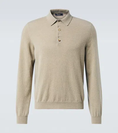 Loro Piana Polopullover Aus Kaschmir In Beige