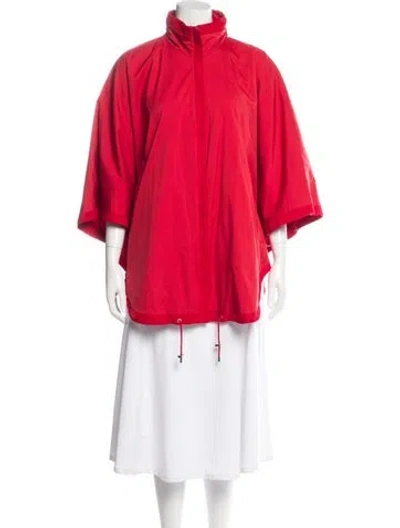 Pre-owned Loro Piana Poncho In Red
