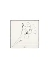Loro Piana Linea Del Fiore Di Lino Silk Scarf In White/black