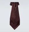 LORO PIANA PRINTED SILK TIE