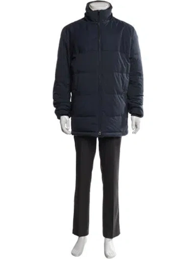 Pre-owned Loro Piana Puffer Coat In Blue