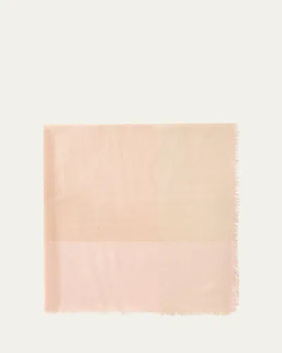Loro Piana Quadrilatero Del Cashmere-silk Scarf In F6cb Feather Pinkpink Ri