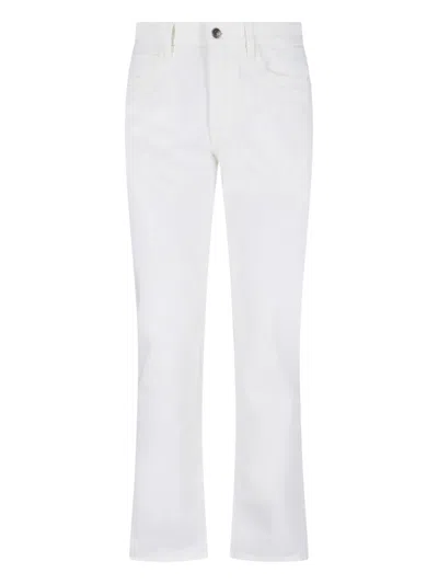 Loro Piana 'quarona' Jeans In White