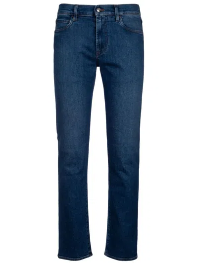 Loro Piana Quarona Kurashiki Jeans In Blau