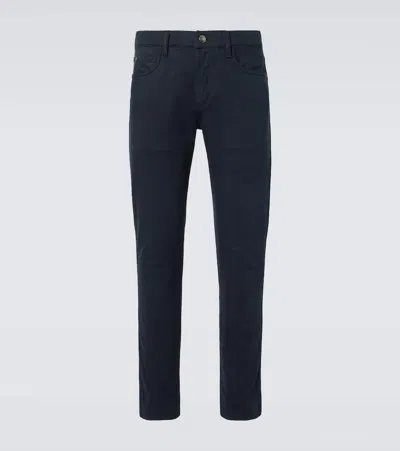 Loro Piana Quarona Mid-rise Straight Jeans In Blau