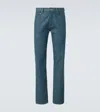 Loro Piana Quarona Mid-rise Straight Jeans In Blue