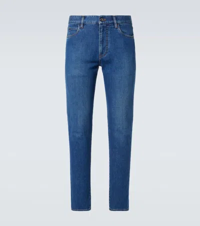 Loro Piana Quarona Straight Jeans In Blue