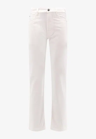 Loro Piana Quarona Straight-leg Jeans In White