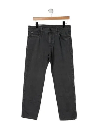 Pre-owned Loro Piana Quarona Straight-leg Jeans In Grey