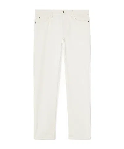 Loro Piana New York Slim-fit Jeans In White
