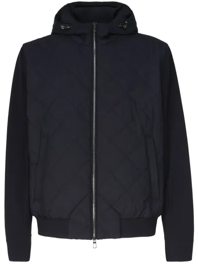 Loro Piana Quilted Jacket In Blue