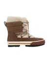 Loro Piana Quilted Short Boots In Brown