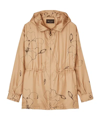 Loro Piana Rafael Parka In Pine Nuts/carob Bean