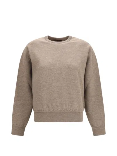 Loro Piana Rassa Crew-neck Sweater In Neutral