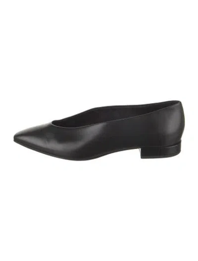Pre-owned Loro Piana Rebecca Leather Flats In Multi