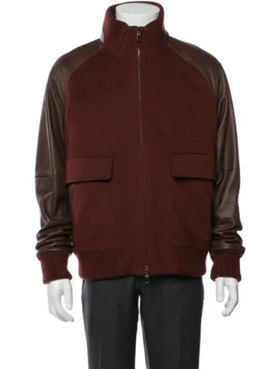 Pre-owned Loro Piana Reece Storm System Vicuña Bomber Jacket In Brown