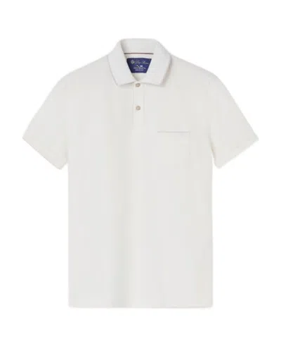 Loro Piana Regatta Short Sleeved Polo Shirt In White