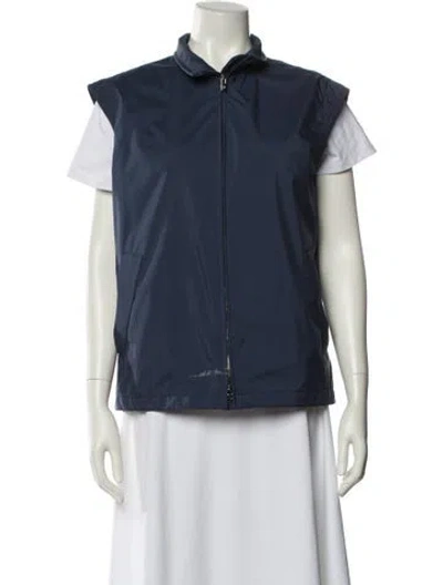 Pre-owned Loro Piana Regatta Vest In Blue