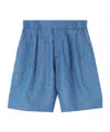 Loro Piana Reinga Bermuda Shorts In Sapphire Dream