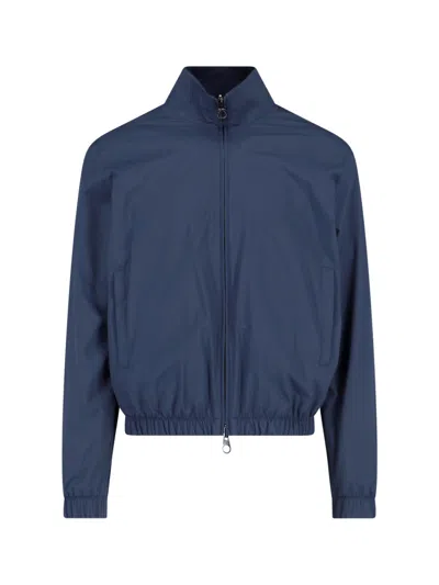 Loro Piana Reversible Bomber Jacket In Blue
