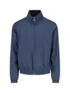 Loro Piana Reversible Bomber Jacket In Blue