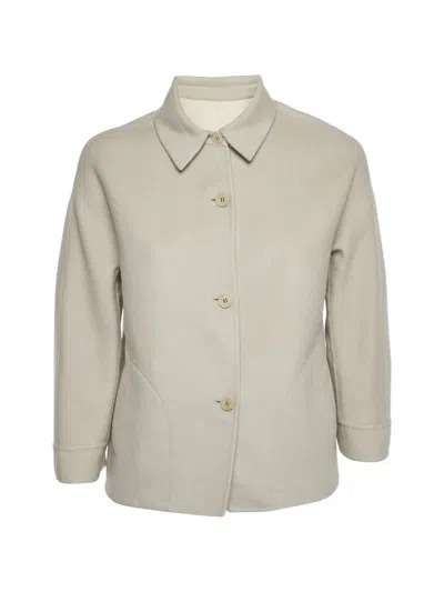 Pre-owned Loro Piana Reversible Button-fastening Jacket In Neutrals